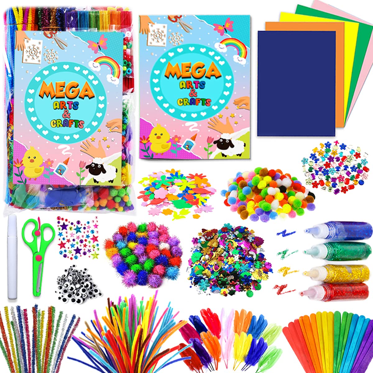 Goody King arts and crafts bundle for kids boosts creativity with versatile supplies.