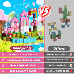 Goody King classroom-ready blocks support collaborative learning and creativity.