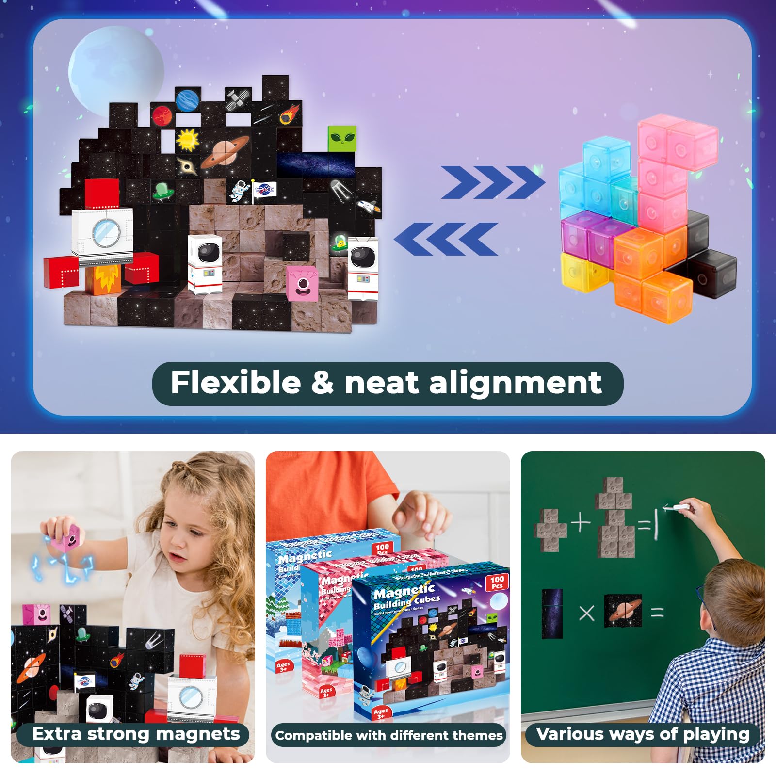 Goody King building playset ready for kid-led assembly play