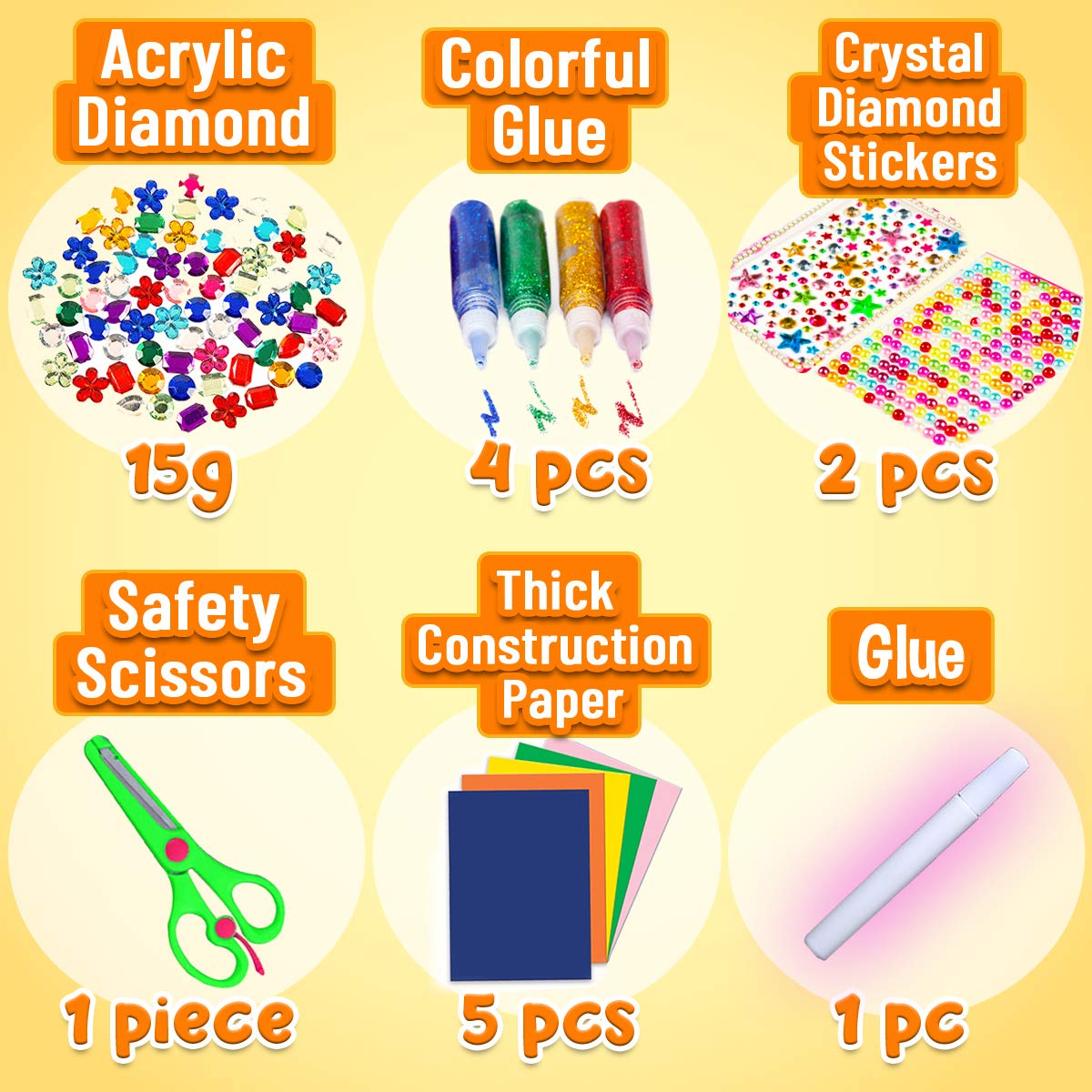 Goody King colorful art items box supports bright, engaging at-home art sessions.