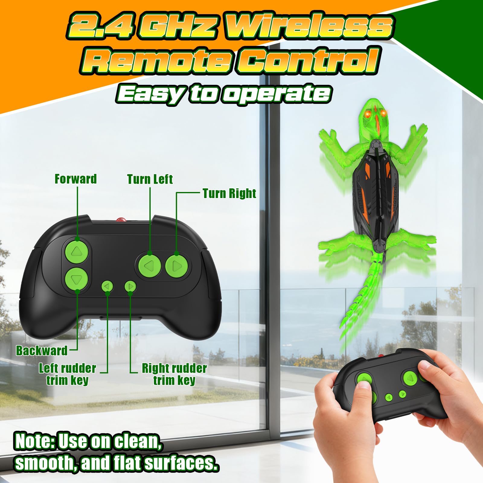 Goody King dual-surface crawler climbs walls and floors smoothly