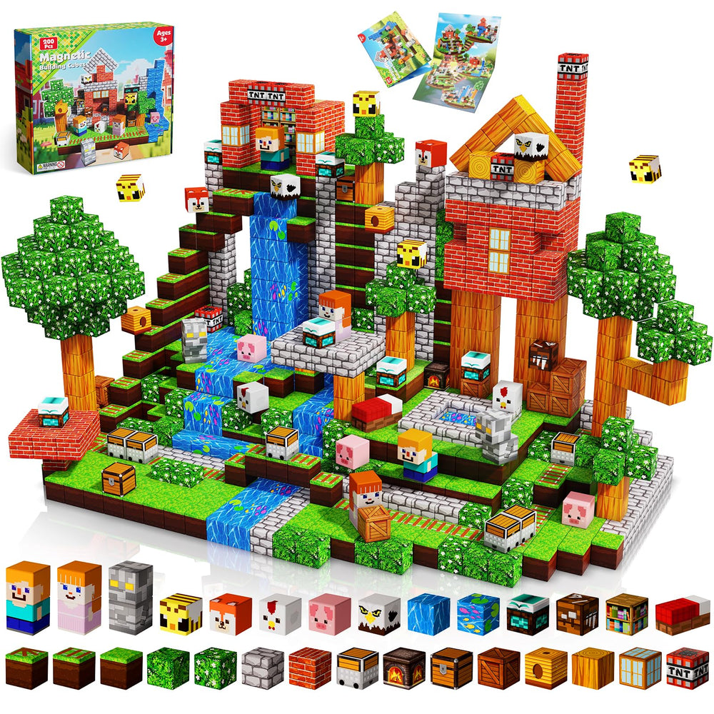 Goody King forest magnetic blocks for imaginative play and STEM skills