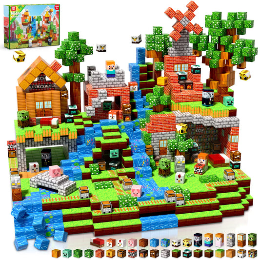 Goody King forest magnetic blocks for imaginative play and construction