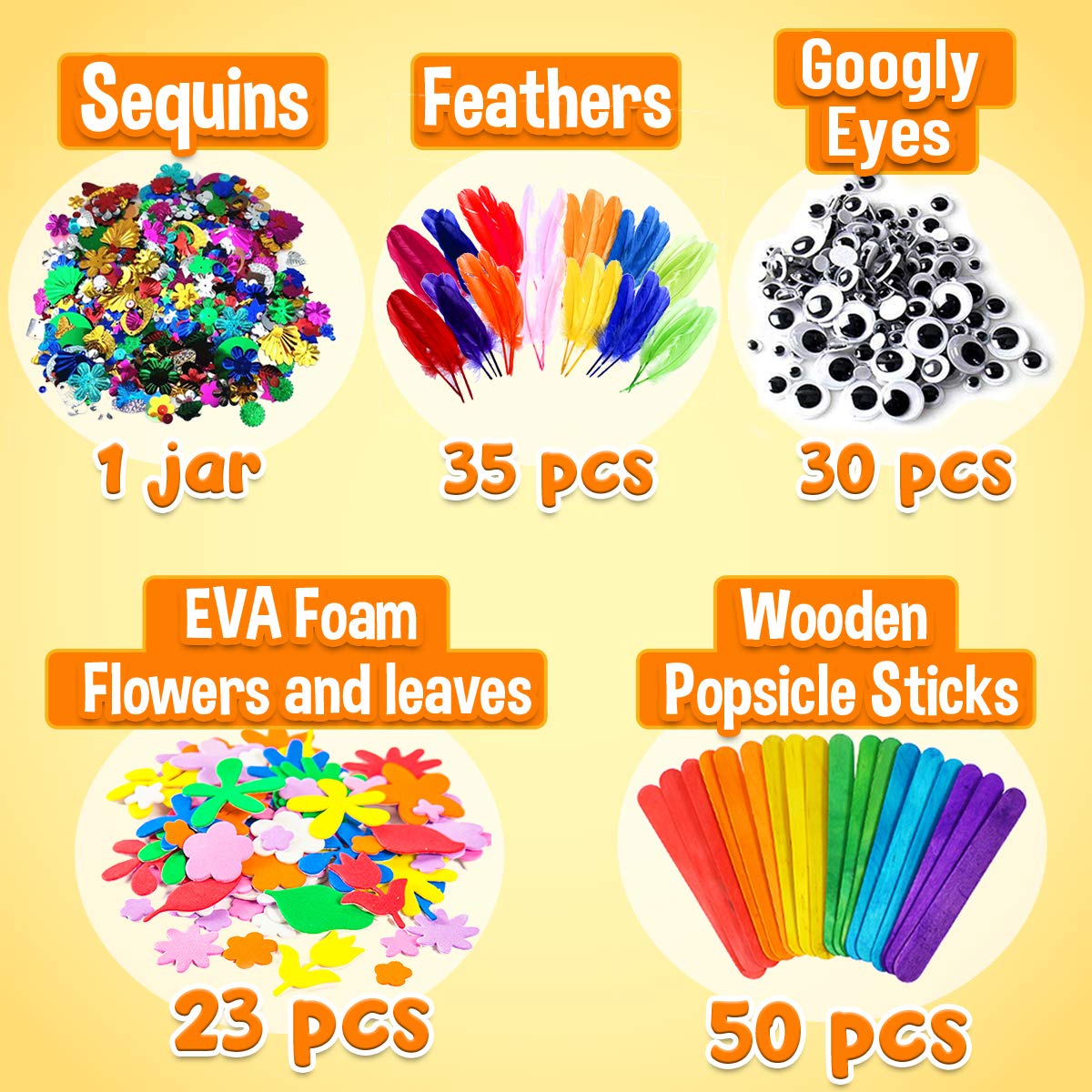 Goody King free glue included for sturdy, mess-friendly kid crafts.