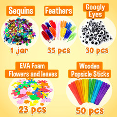 Goody King free glue included for sturdy, mess-friendly kid crafts.