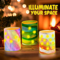 Goody King LED candles provide warm, safe lighting for DIY lanterns