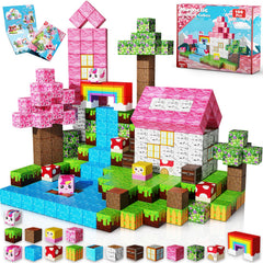 Goody King magnetic blocks 100pcs set for creative construction and STEM exploration.