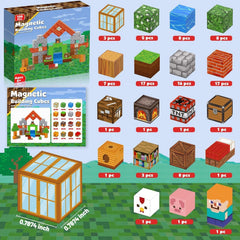 Goody King Magnetic Blocks 19 designs spark varied creative builds.