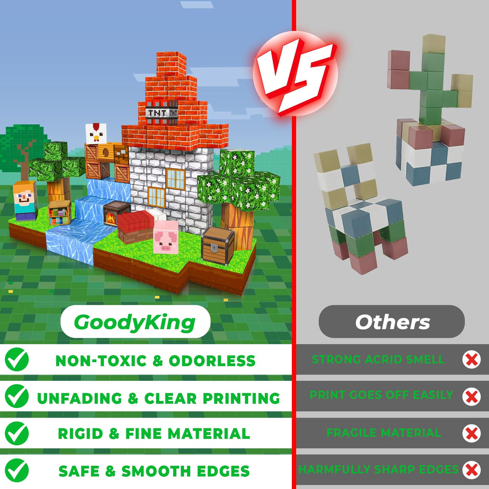 Goody King Magnetic Blocks colorful cubes invite tactile, engaging play.