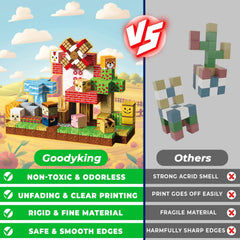 Goody King magnetic blocks provide stable builds for frustration-free construction sessions.