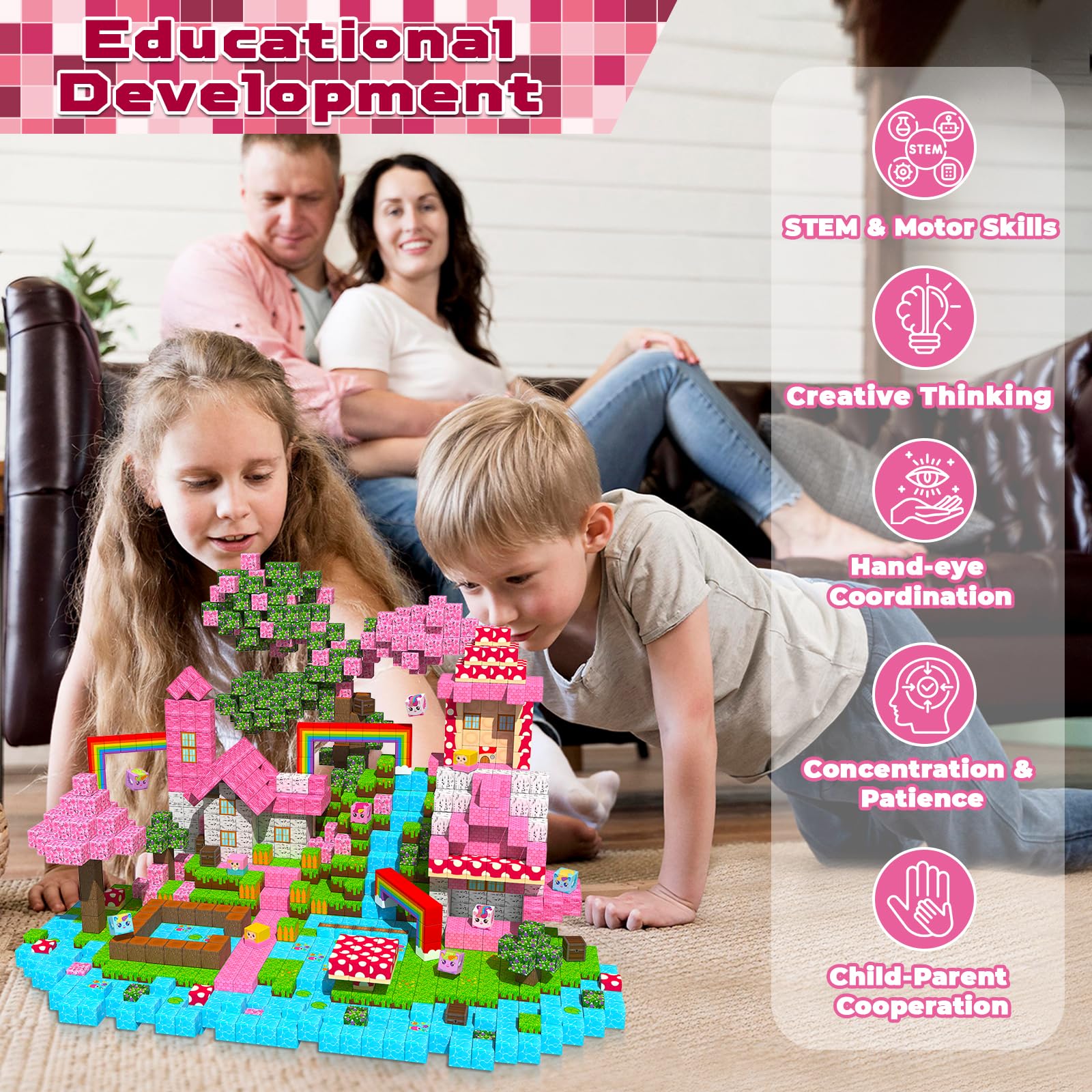 Goody King unicorn blocks make a great gift for ages 3+.