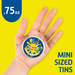 Goody Putty blue-to-light-blue tin promotes creative play and concentration.