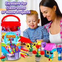 Goody King multicolor pompoms brighten projects and inspire DIY decorations.