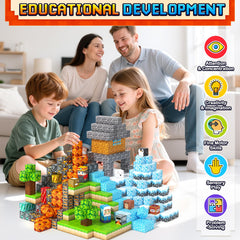 Gooidea Magnetic Blocks Bell-like sounds capture attention during creative sessions.