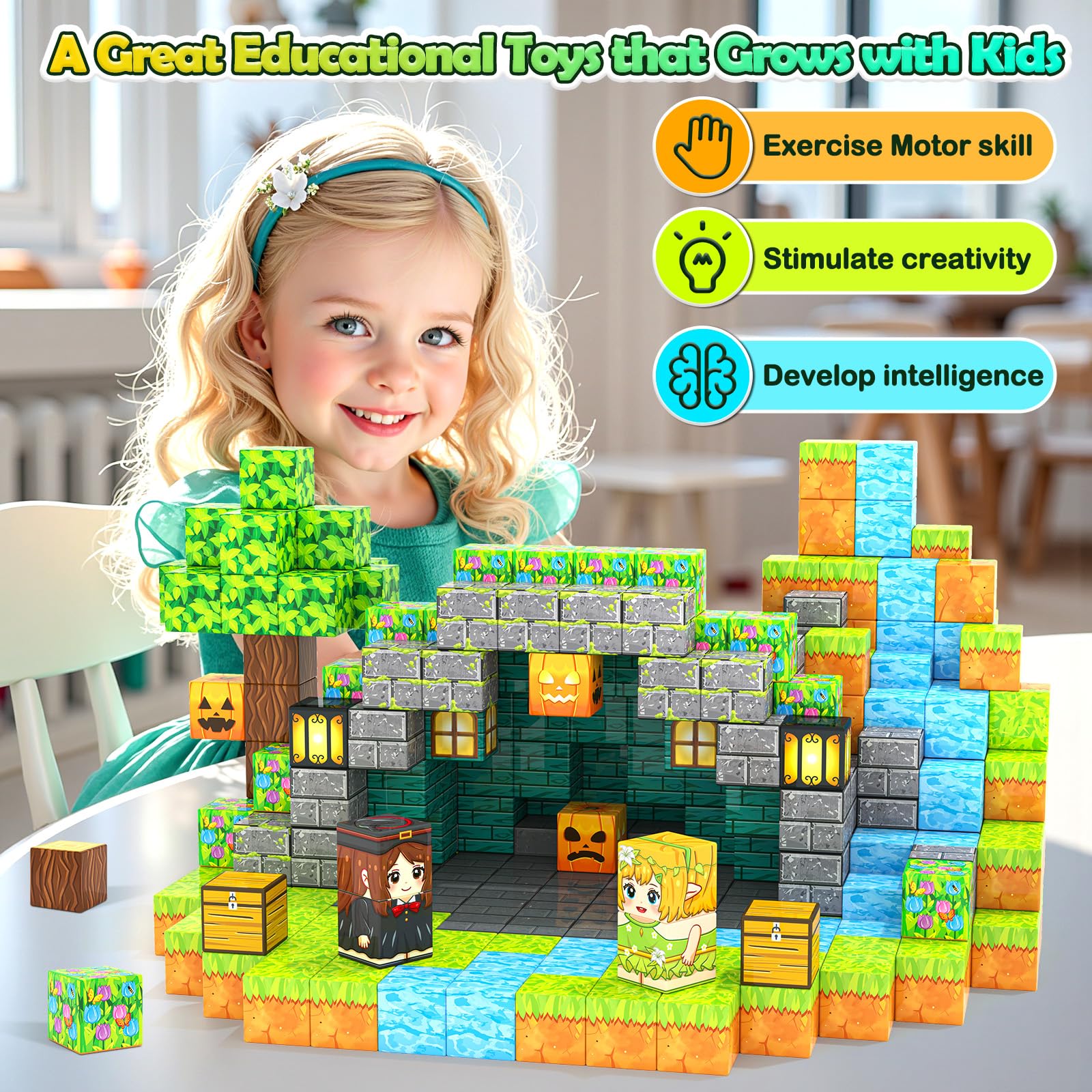 Gooidea fairy forest creations picture promoting imaginative storytelling and cooperative play.