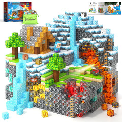 Gooidea Magnetic Blocks Ice-Fire MagWorld blocks inspire imaginative construction and play.