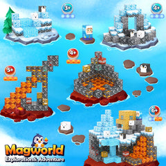Gooidea Ice Fire World easels enable 2D and 3D art.