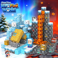 Gooidea Ice Fire World glowing crystals inspire sensory exploration.