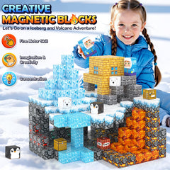 Gooidea Ice Fire World magnetic crafts for on-the-go creativity.