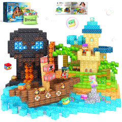 Gooidea Magnetic Blocks 150PCS pirate ship patterns spark imaginative building sessions