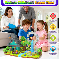 Gooidea magnetic blocks closeup – vibrant magnets click together for satisfying assembly.