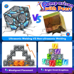 Gooidea Magnetic Blocks treasure chest image highlights storytelling and imaginative construction.