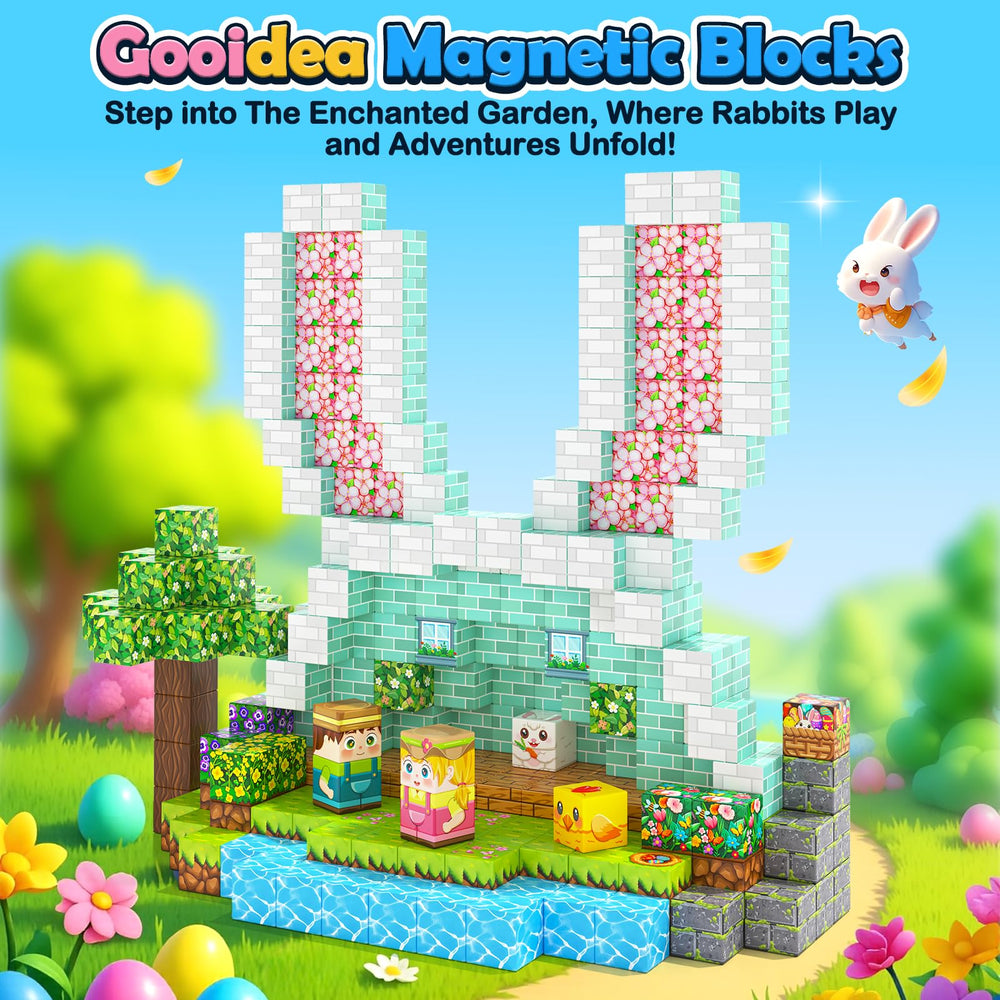 Gooidea UV-printed blocks offer vivid sensory details during builds.