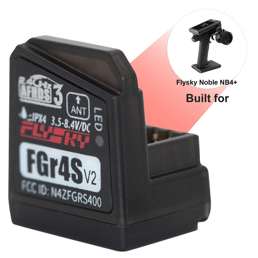 GoolRC FGr4S V2 receiver side ports image showing accessible connection points.
