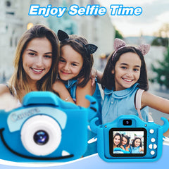 Goopow kids camera captures 1080p video for clear memories.