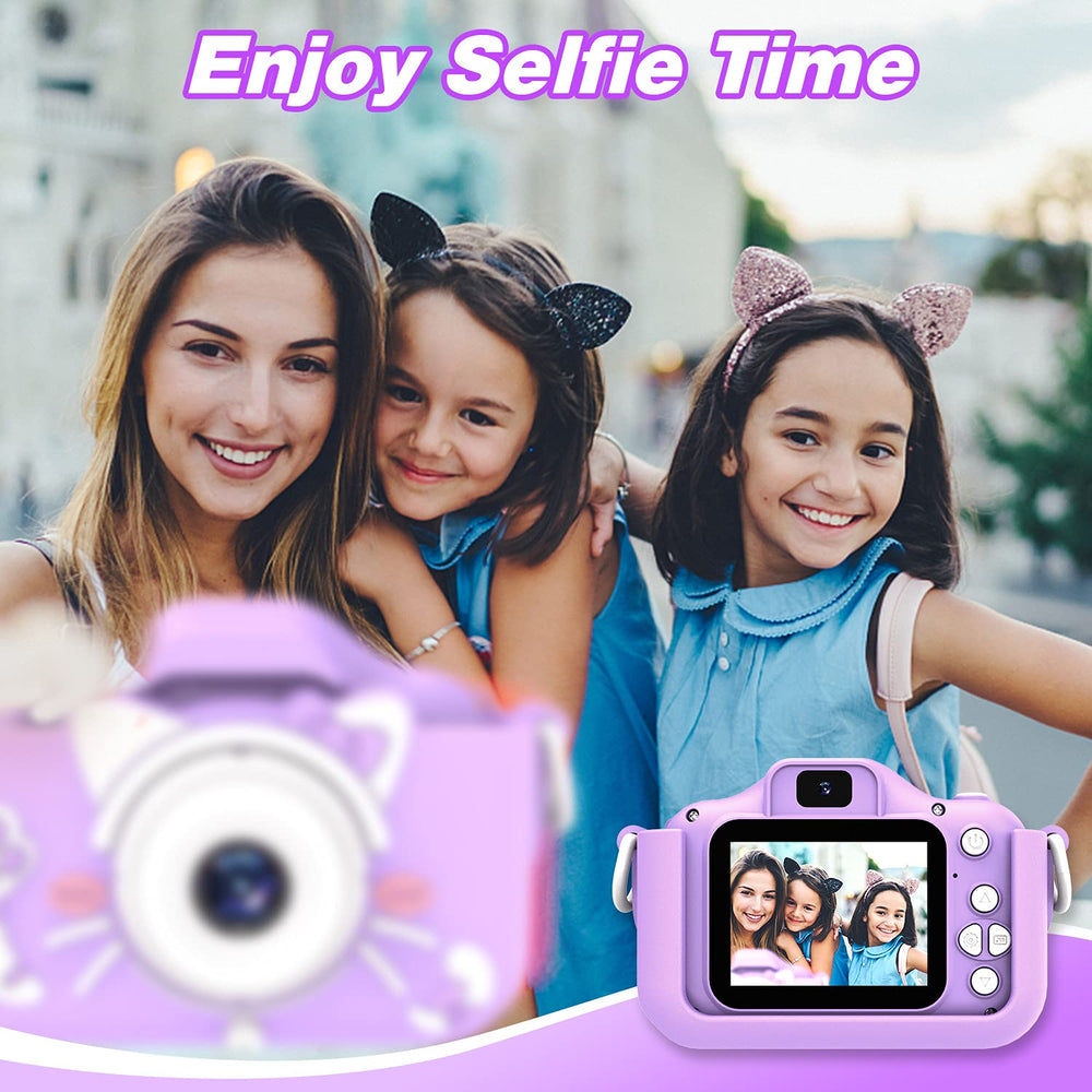Goopow Kids Camera includes 32GB SD card for instant sharing