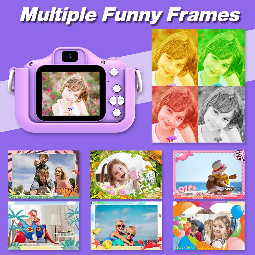 Goopow Kids Camera compact lightweight build fits small hands