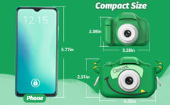 Goopow Kids Camera front view highlighting compact, kid-friendly design