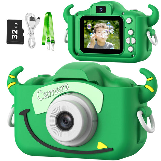 Goopow Kids Camera packaging shown as a gift-ready design for kids