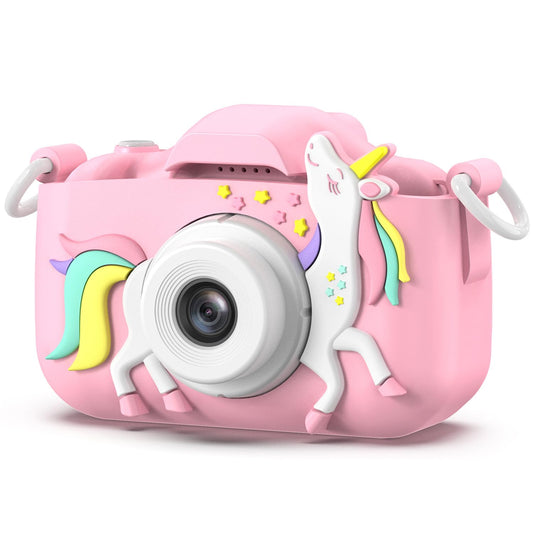 Goopow Kids Camera with cartoon-soft-cover for safe, playful exploration.