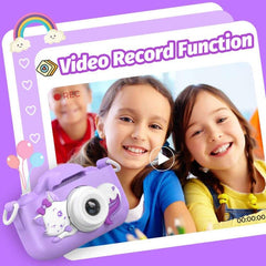 Goopow Kids Selfie Camera records 1080p video for clear kid memories.