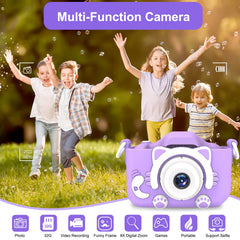 Goopow Kids Selfie Camera back view, ideal for indoor and outdoor moments.