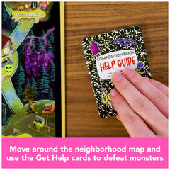 Goosebumps item cards spread showing collectible clues for strategic decisions.