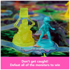 Goosebumps monster die in action capturing turn-based options for tense moments.