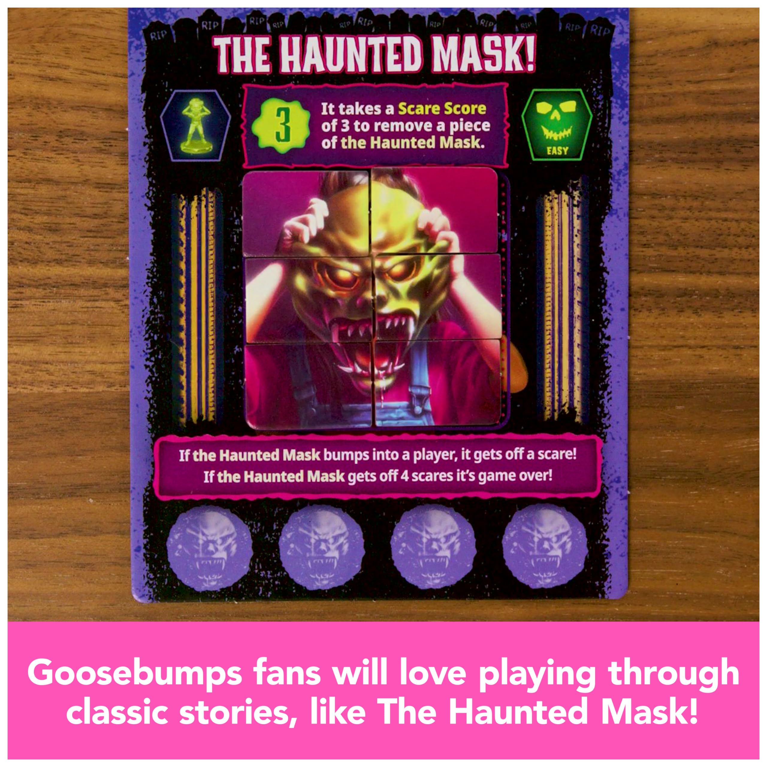 Goosebumps movers set featuring four kid figures ready for cooperative play.
