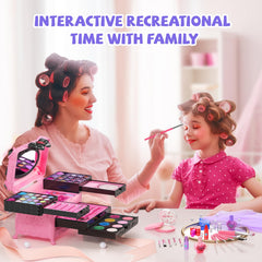 GORISPI brushes help little hands practice gentle makeup application.