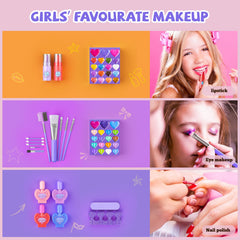 Gorispi makeup brushes allow gentle, easy application during pretend play.