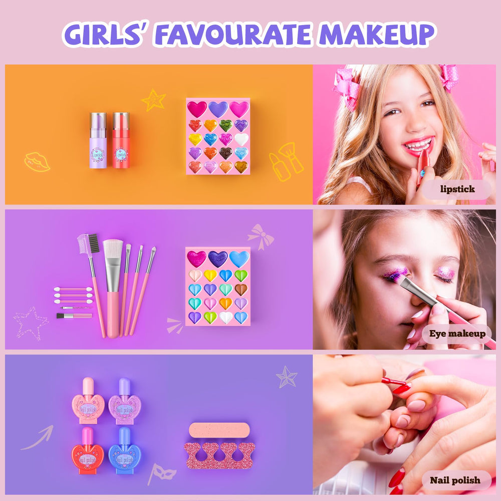 GORISPI makeup brushes set, encourages creativity and fine motor skills during play.