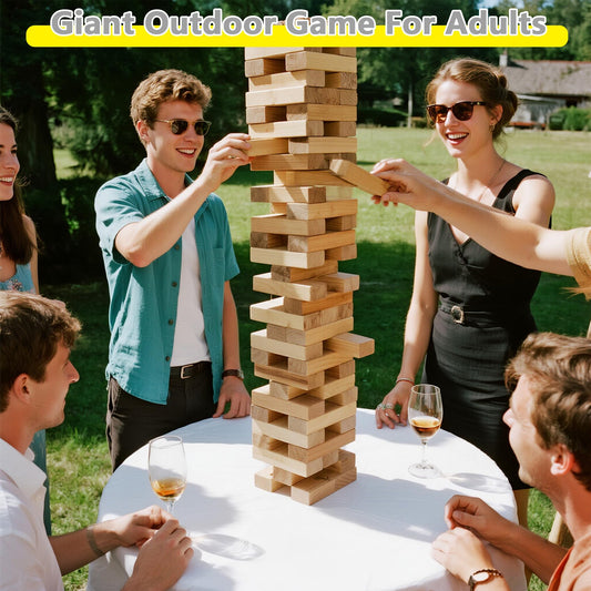 GOROCK tower height over 4.2 ft during a tense backyard stack