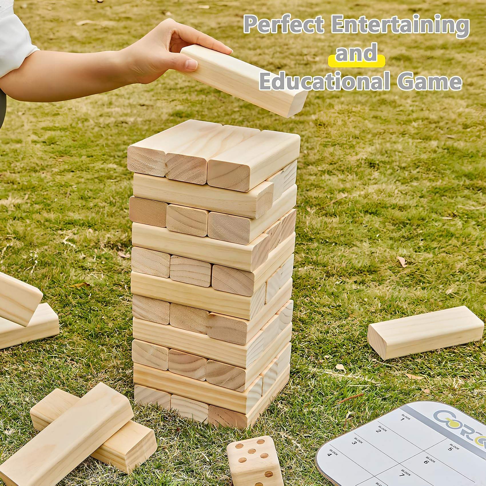 GOROCK giant tower game packaged for gifting and celebrations