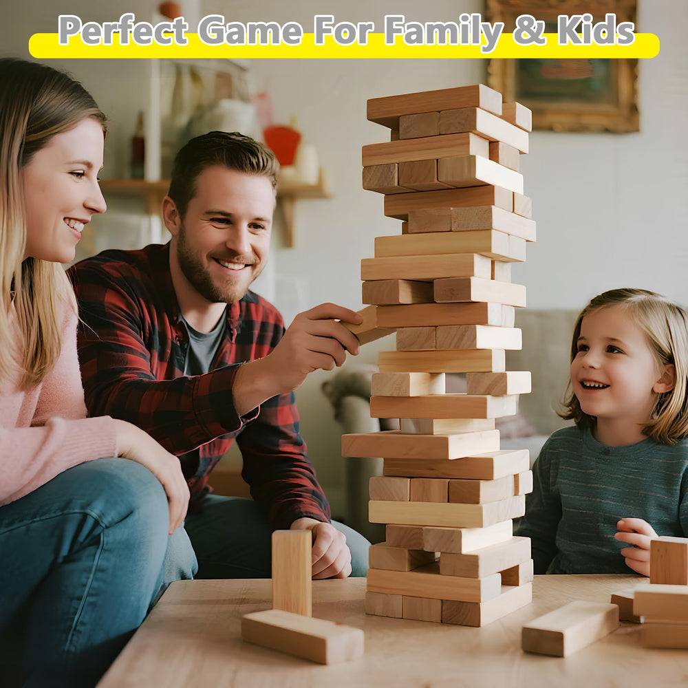 GOROCK natural wood blocks with smooth edges ensure safe play