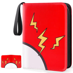 GOROMA Card Binder front view shows red 4-pocket layout for quick access