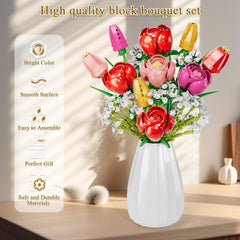 GoStock ABS material bouquet blocks showing high quality, reusable construction.