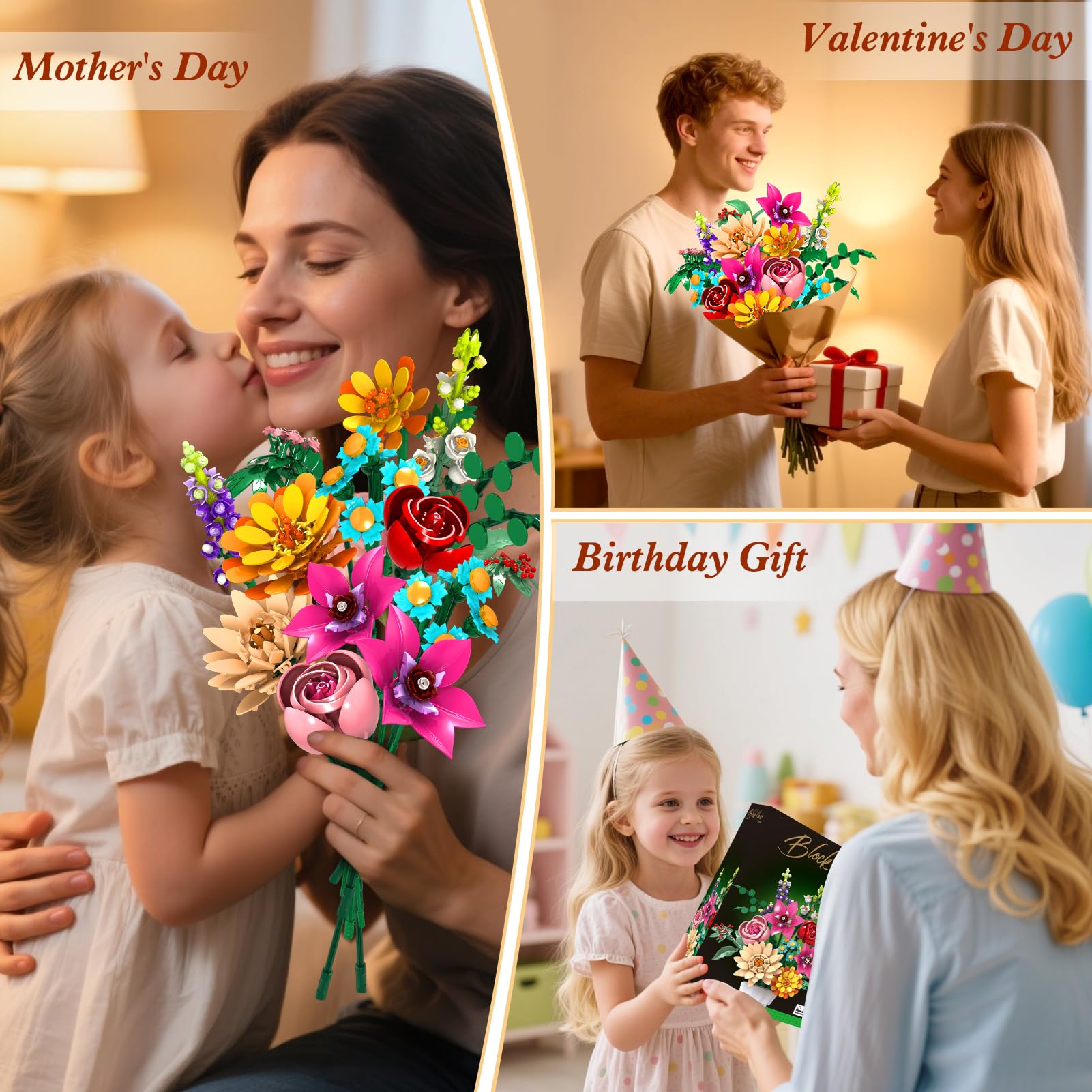 GoStock Flower Bouquet Building Set makes a thoughtful DIY gift with personal touch