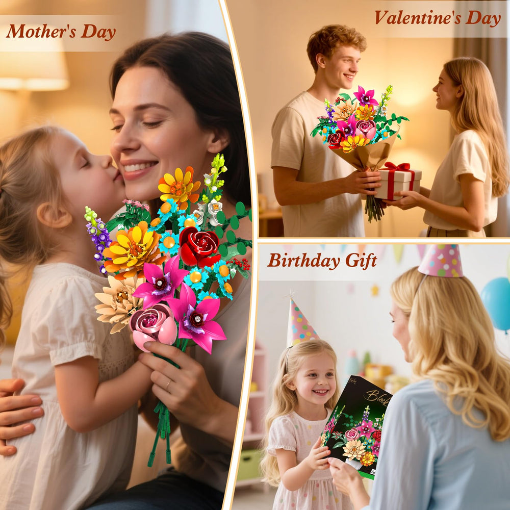 GoStock Flower Bouquet Building Set makes a thoughtful DIY gift with personal touch