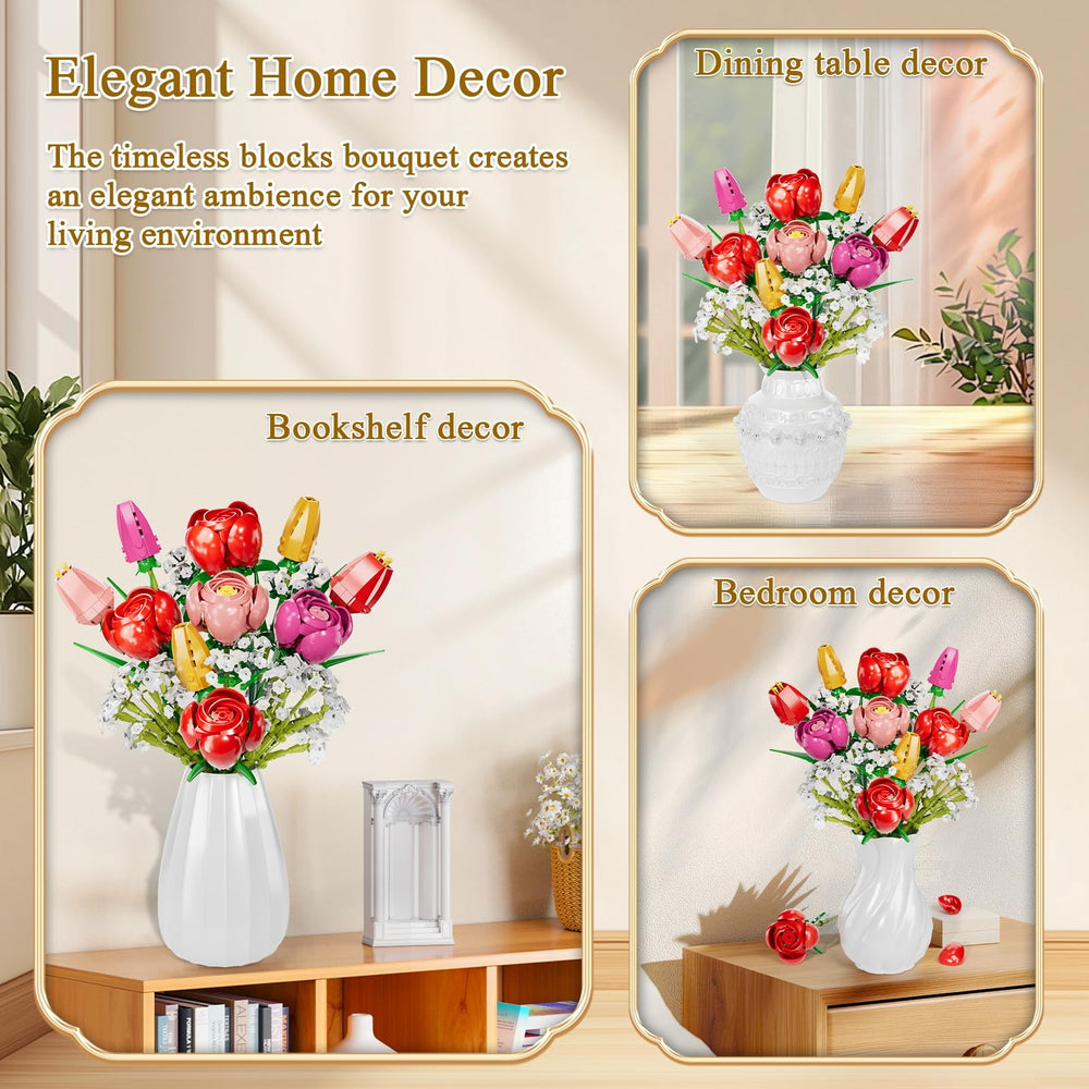 GoStock gift-packaging bouquet set ideal for Valentine's and holidays.